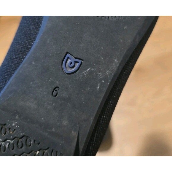 Rothy’s The Max Square Mary Jane Size 6 Black Comfy Square Toe Flats Washable - Picture 8 of 9